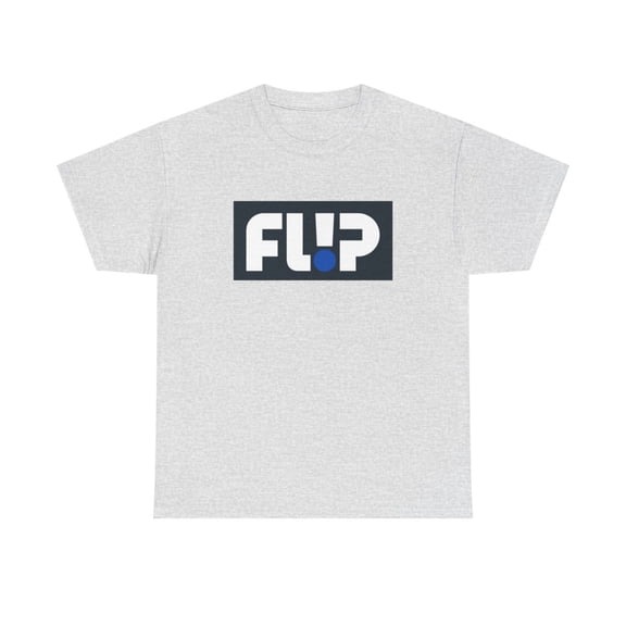 Flip Skateboards Skate Classic 90s Block Design T Shirt Colors Navy White - Ash / S
