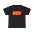 thumbnail image 1 of Flip Skateboards Skate Classic 90s Block Design T Shirt Colors Red Yellow - Black / L, 1 of 4