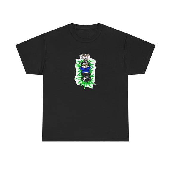 Flip Skunk Trees Skateboard 2000s Vintage Rare Classic T Shirt Print - Black / M
