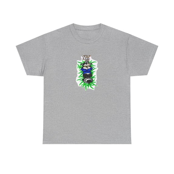 Flip Skunk Trees Skateboard 2000s Vintage Rare Classic T Shirt Print - Sport Grey / 2XL