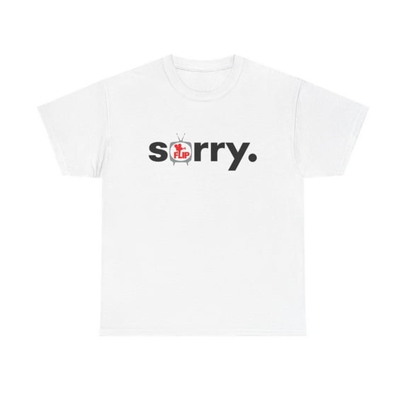 Flip Sorry Skateboards Skate Classic Video 90s Premium Design T Shirt - White / M