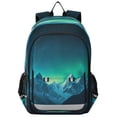 thumbnail image 1 of Flip-Top Backpack 17L Capacity Lightweight Bookpack Reflective Safety Strips & Adjustable Chest Strap Beautiful Night Sky, 1 of 7