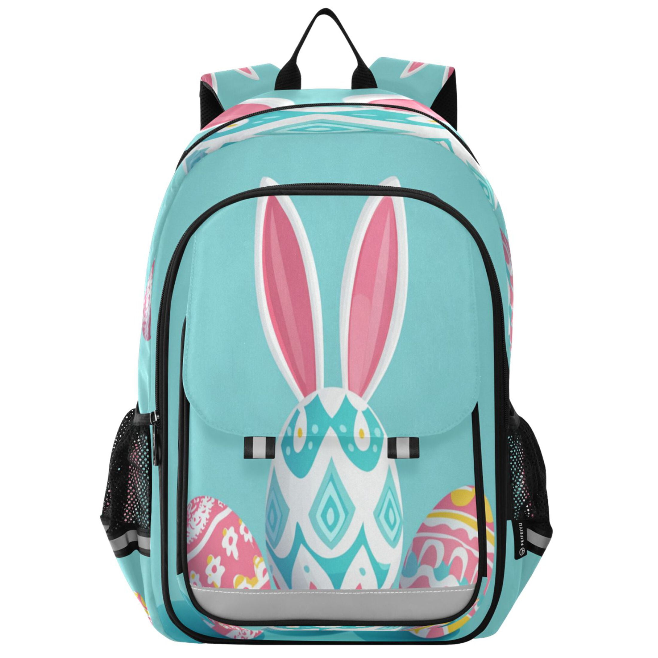 Flip-Top Backpack 17L Capacity Lightweight Bookpack Reflective