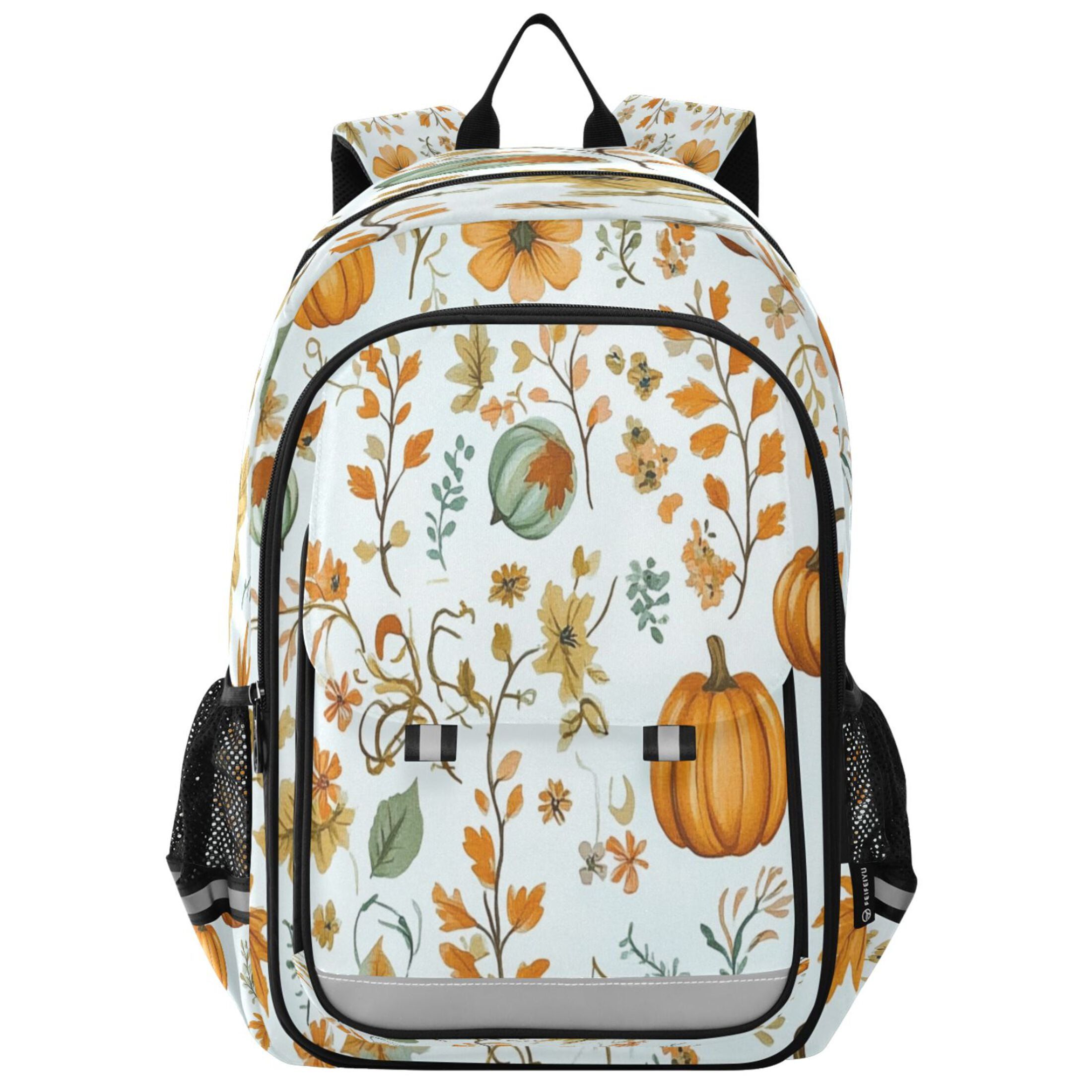Flip-Top Backpack 17L Capacity Lightweight Bookpack Reflective Safety ...
