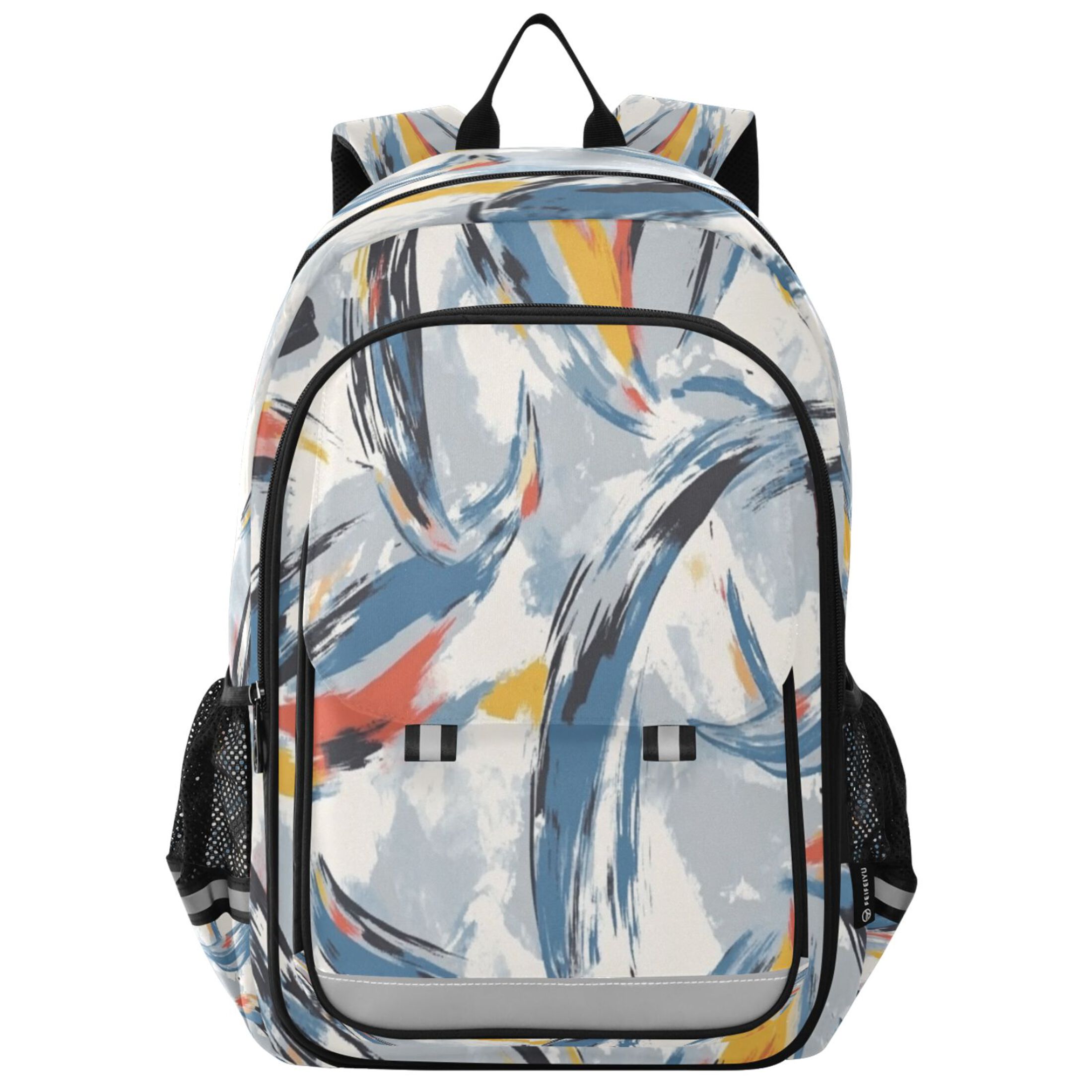 Flip-Top Backpack 17L Capacity Lightweight Bookpack Reflective Safety ...