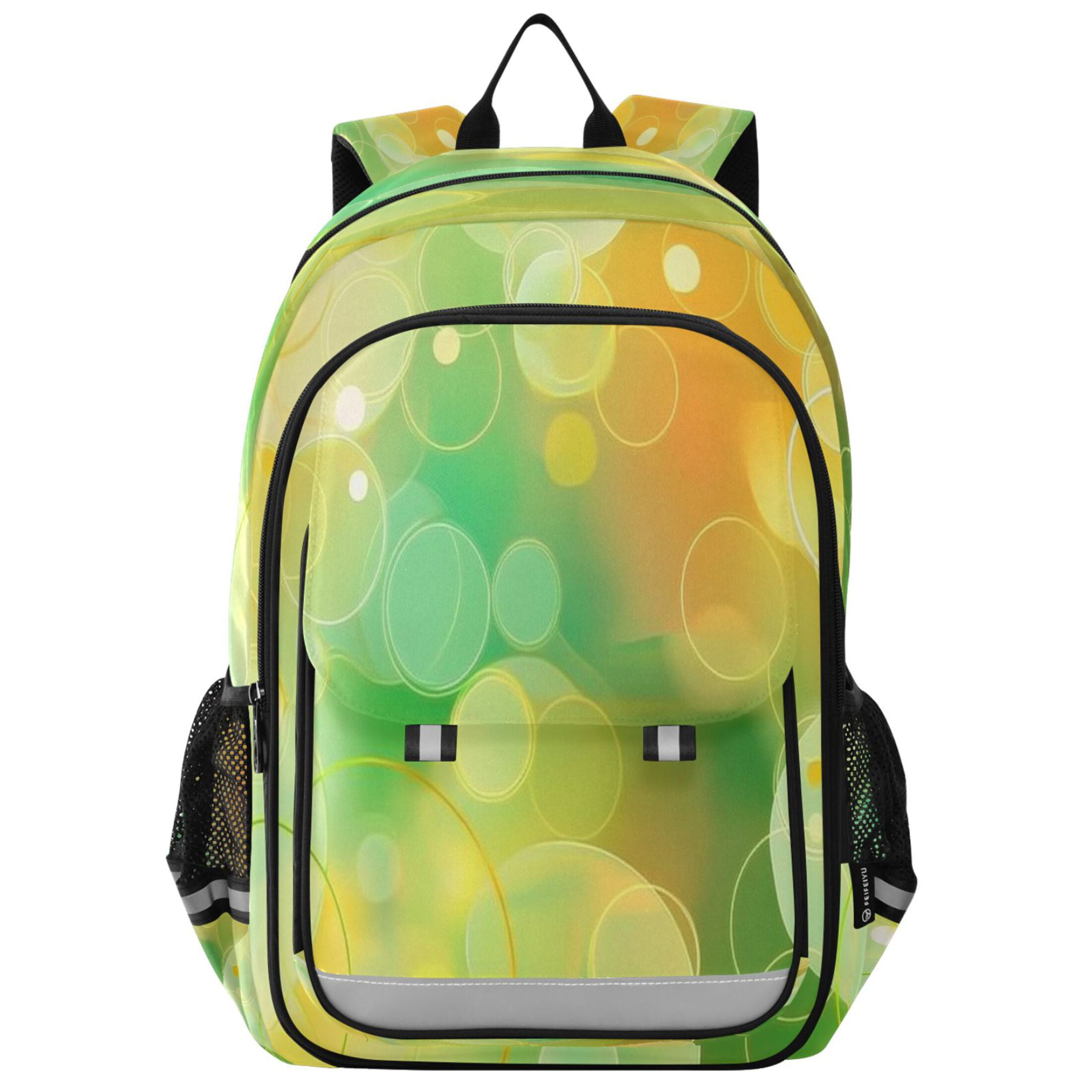 Flip-Top Backpack 17L Capacity Lightweight Bookpack Reflective Safety ...