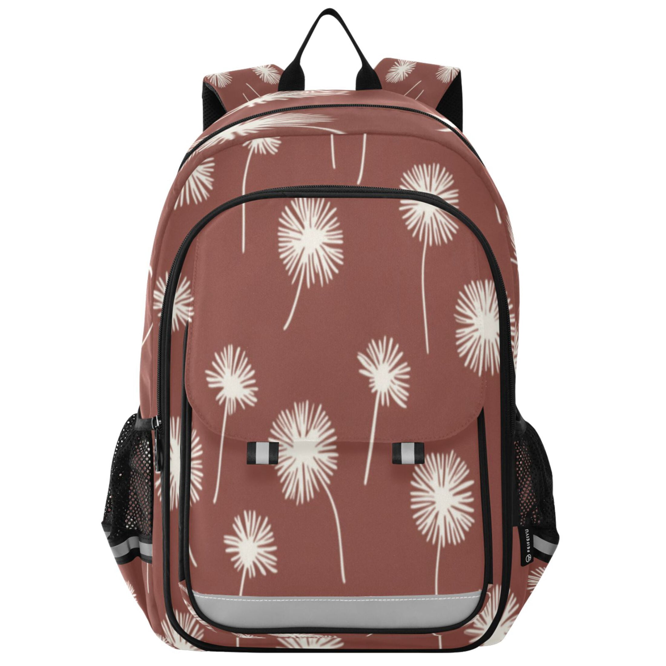 Flip-Top Backpack 17L Capacity Lightweight Bookpack Reflective Safety ...