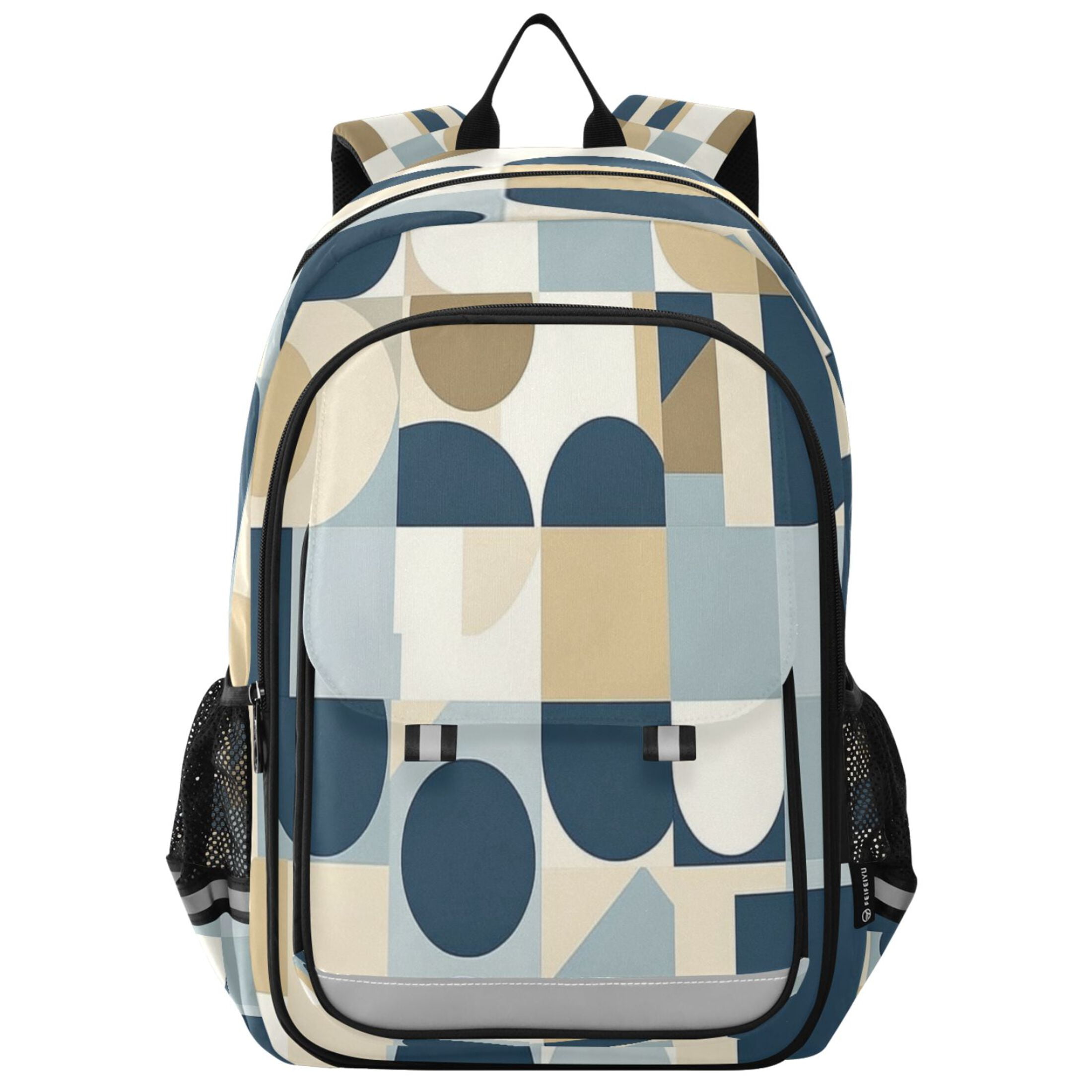 Flip-Top Backpack 17L Capacity Lightweight Bookpack Reflective Safety ...