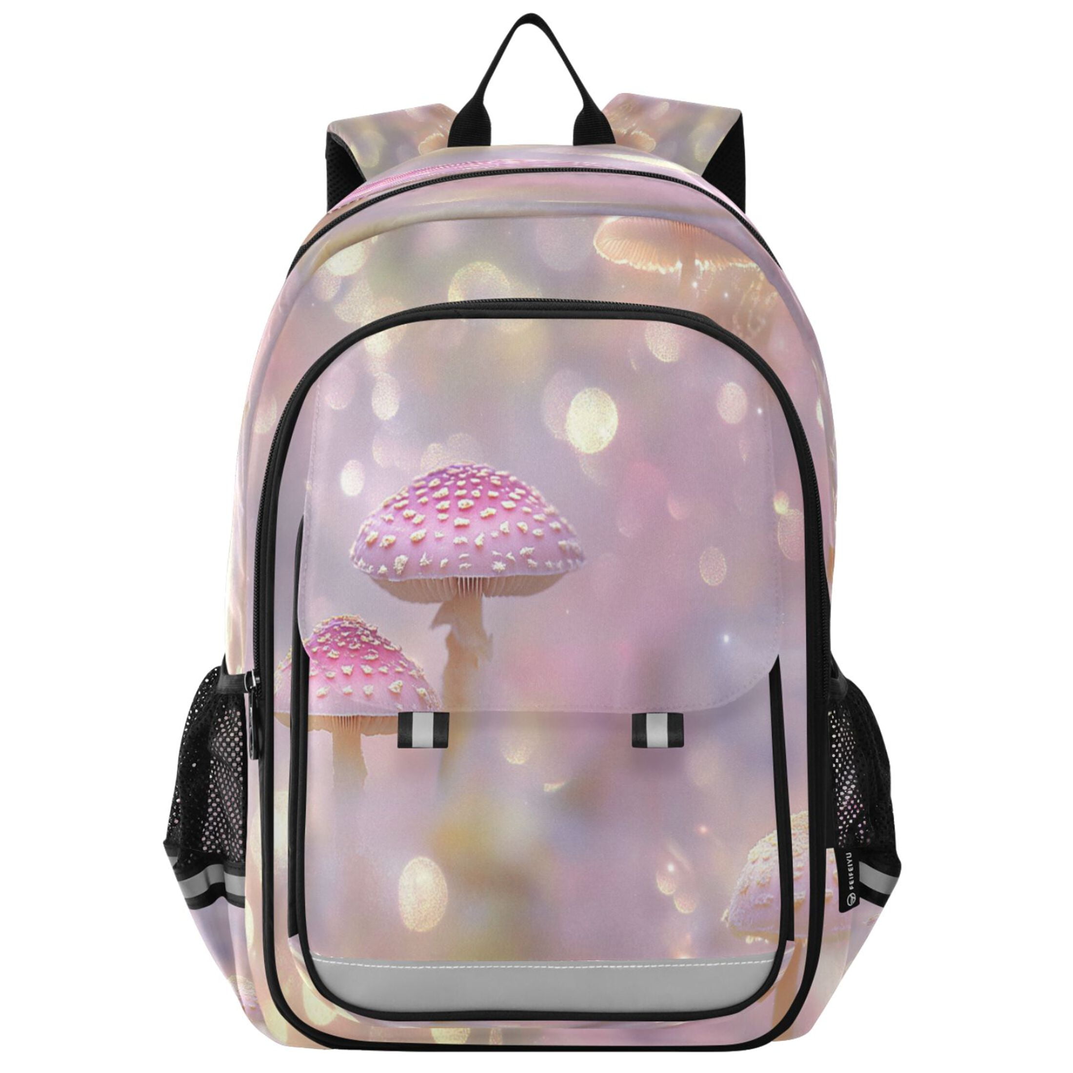 Flip-Top Backpack 17L Capacity Lightweight Bookpack Reflective Safety ...