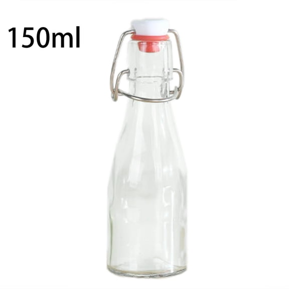 Flip Top Glass Bottles - Brewing Bottles with Airtight Seal for , Kefir, Homemade Soda - Commercial Grade Leakproof Food Storage Containers