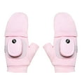 thumbnail image 1 of Flip Top Heated Gloves Rechargeable for Men Women Smart Thermostatic Electric Fingerless Gloves Hand Warmer for Outdoor Winter Work Cycling Skiing and Snow Sports, 1 of 6