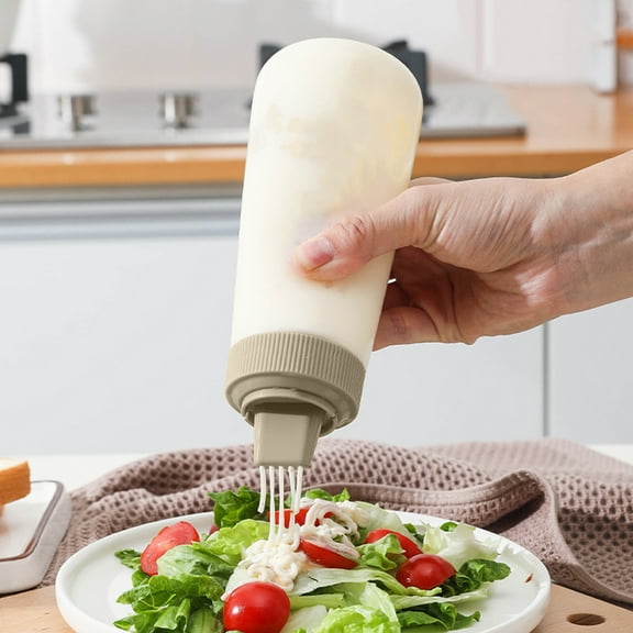 Flip Top Hot Condiment Bottles, Squeezing Oil Icing Bottles, Glass Material, Easy Squeeze, Mess-Free Pour, Kitchen Essentials, Cooking Condiments, Sauces Syrups Glazes TOPLIU