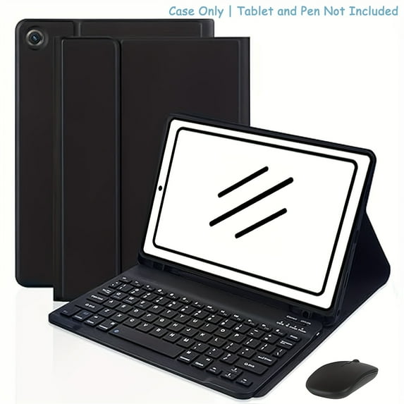 Flip-Top Keyboard Case for Samsung Galaxy Tab A9, Detachable Wireless Keyboard Cover