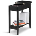 Naomi Home Roxy Flip Top End Table with Storage, Side Tables for Small ...