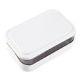 thumbnail image 1 of Flip Top Soap Dish with Lid Drainage Soap Holder Box, No Punch Bathroom Soap Rack Storage Container for Sink Counter Toilet Laundry Room Home Hygiene Organization, 1 of 4