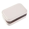 thumbnail image 1 of Flip Top Soap Dish with Lid Drainage Soap Holder Box, No Punch Bathroom Soap Rack Storage Container for Sink Counter Toilet Laundry Room Home Hygiene Organization, 1 of 4