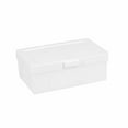 thumbnail image 1 of Flip Top Storage Box with Organized Compartment Design for Home Office Desk Organization, Large Capacity Space-Saving Organizer, 1 Pack, 1 of 5