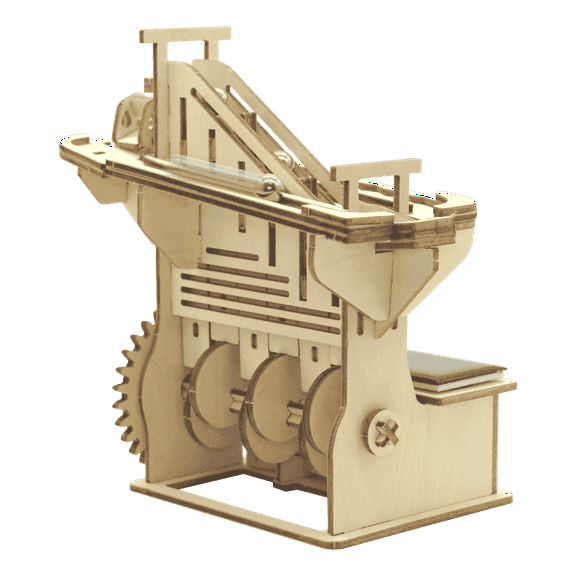 Flip Toys Wooden Marble Run Rotorz | Solar Powered + Motorized | Ages 8+