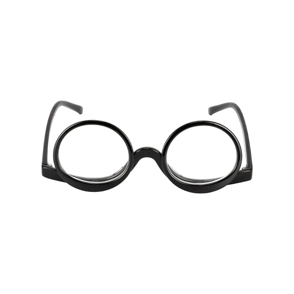 Flip Up Double Lens Makeup Reading Glasses, Rotatable Folding Magnifying Eyeglasses For Daily Makeup Reading Use