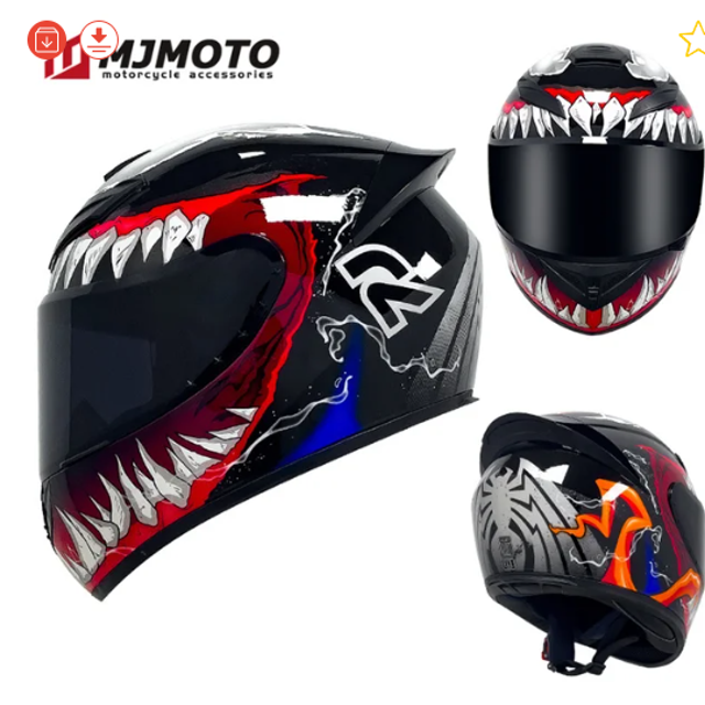 FlipUp Motorcycle Helmet Racing Motocross Helmets Full Face Helmet DOT