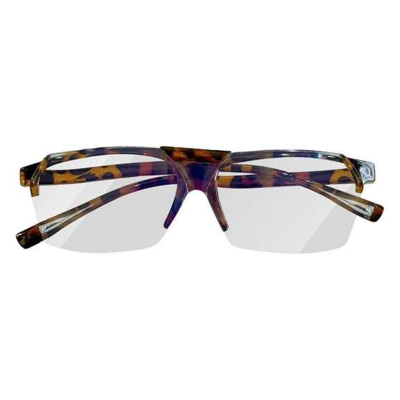 Flip Up Reading Glasses with Blue Light Filtering Clip On Design for Reading Assistance and Eye