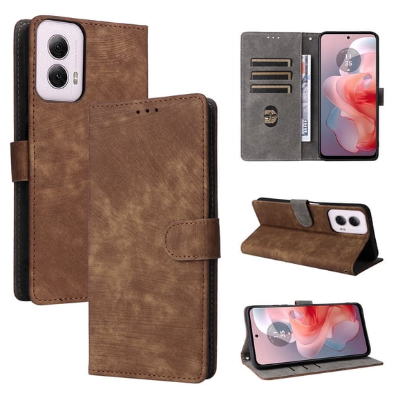 Flip Wallet Case For Moto G Stylus 5G 2024/G Power 5G/Moto G 5G 2025 Phone Magnetic PU Leather Phone Case