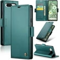 thumbnail image 1 of Flip Wallet Case for Google Pixel 8a, with RFID Blocking Credit Card Slot Kickstand Magnetic Closure Protective Phone Cover Women Men for Google Pixel 8a (Green), 1 of 9