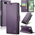 thumbnail image 1 of Flip Wallet Case for Google Pixel 8a, with RFID Blocking Credit Card Slot Kickstand Magnetic Closure Protective Phone Cover Women Men for Google Pixel 8a (Purple), 1 of 18
