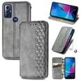 thumbnail image 1 of Flip Wallet Case for Motorola G Stylus 5G (2024), Premium PU Leather Luxury Case with Kickstand & Card Slots, Magnetic Closure Inner Soft TPU Shockproof Protective Case for Women Men, Gray, 1 of 4