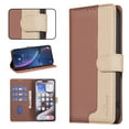 thumbnail image 1 of Flip Wallet Case for Samsung Galaxy S23 Ultra, Luxury PU Leather Magnetic Folio Cover with RFID Blocking Credit Card Holder,Kickstand - TPU Shockproof TPU Inner Durable Protective Phone Case,Brown, 1 of 10