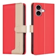 thumbnail image 1 of Flip Wallet Case for iPhone 16 Plus, Luxury PU Leather Magnetic Folio Cover with RFID Blocking Credit Card Holder,Kickstand - TPU Shockproof TPU Inner Durable Protective Phone Case,Red, 1 of 10