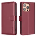 thumbnail image 1 of Flip Wallet Case For iPhone 16 Pro Max,With RFID Blocking Credit Card Holder,Cash Pocket,PU Leather Flip Folding Kickstand Shockproof Rugged Anti-fall Thin Fit Phone Case Cover,Red, 1 of 7