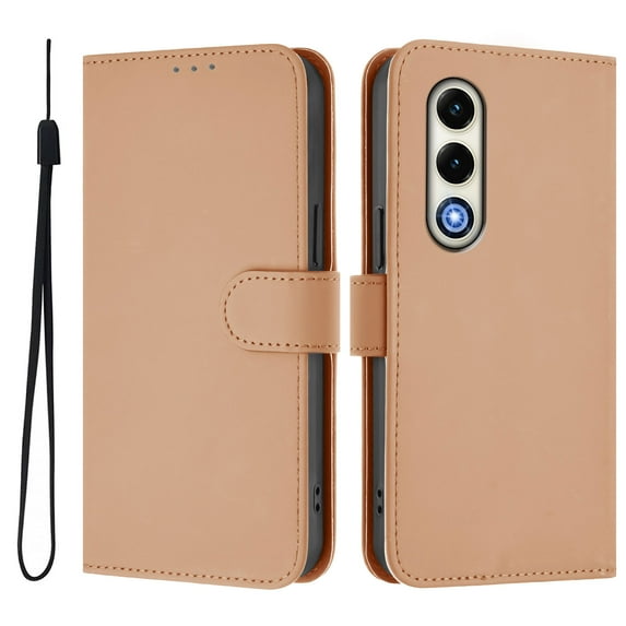 Flip Wallet Cover Case For ITEL S25 4G/S25Ultra 4G Phone, Premium PU Leather Shockproof Lanyard Slim Case