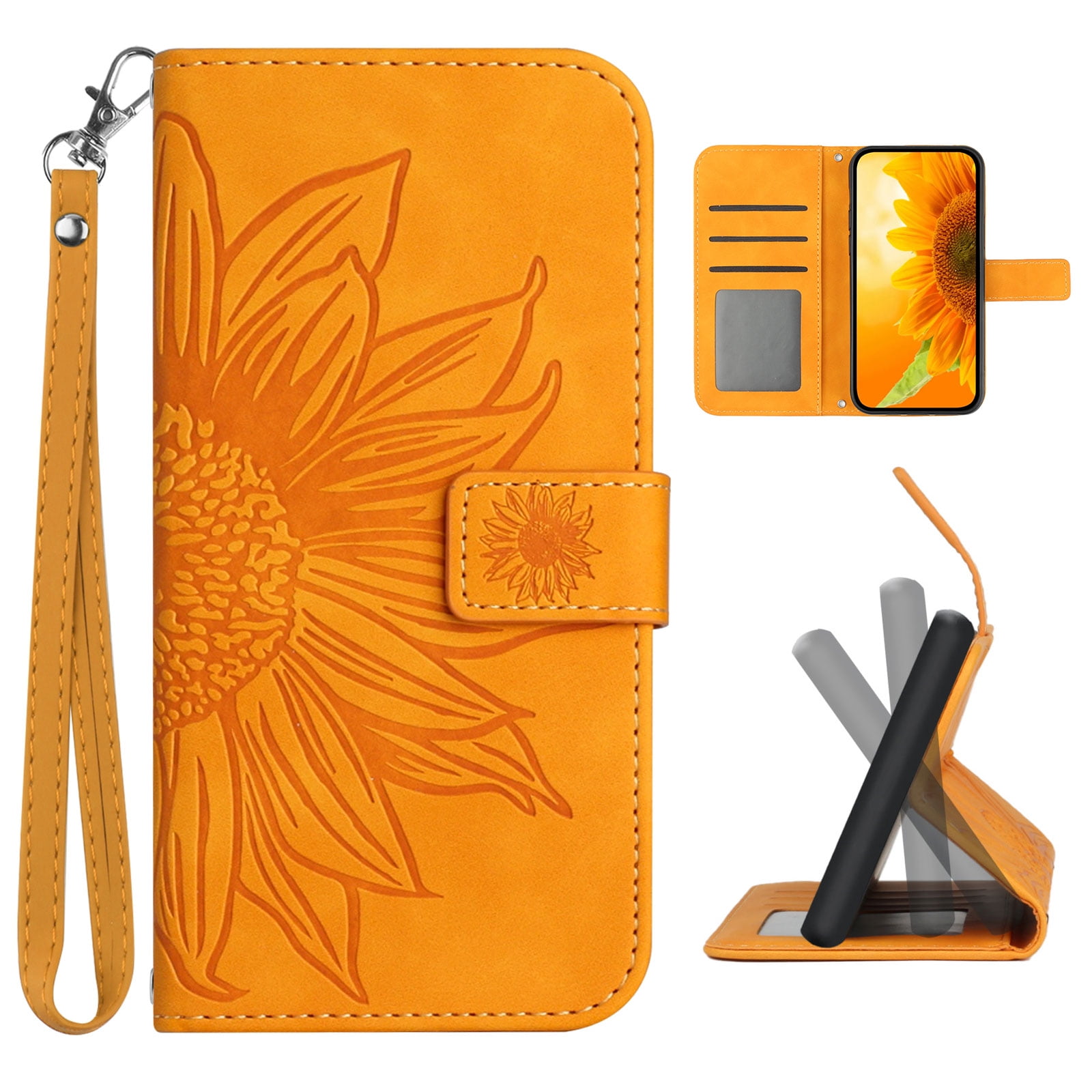 Flip Wallet Cover Case for Motorola Moto G 5G 2024 Phone, Premium PU
