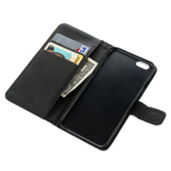 Flip Wallet Folio Phone Case Croc Embossed leather for iPhone 6s iPhone 6