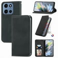 thumbnail image 1 of Flip Wallet Phone Case for Motorola Edge 2024 with Credit Card Slot, RFID Blocking PU Leather with Stand Shockproof and Anti-Scratch Protective Back Cover for Motorola Edge 2024, Black, 1 of 5