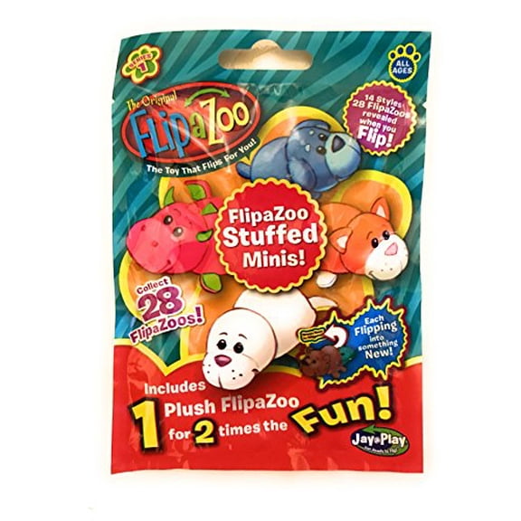 Flip a Zoo Series 2 Stuffed Minis Mystery Pack