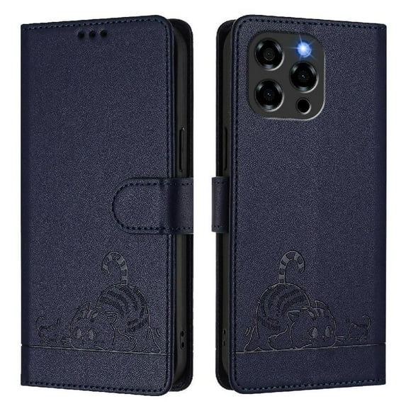 Flip case for GANGXUN Doogee Note 58 Wallet Case with Kickstand, Card Slots, RFID Block, Cat Design
