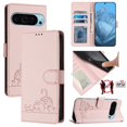 thumbnail image 1 of Flip case for GANGXUN Google pixel 9 PRO 5G Wallet Case with Kickstand, Card Slots, RFID Block, Cat Design, 1 of 5