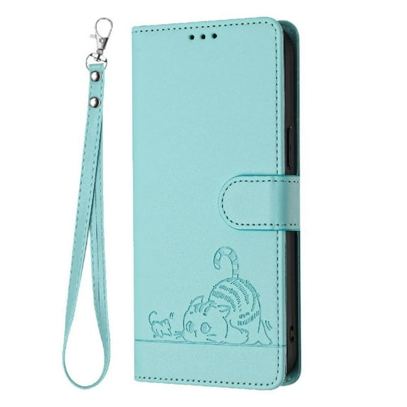 Flip case for GANGXUN Samsung Galaxy A20E/A10E Wallet Case with Kickstand, Card Slots, RFID Block, Cat Design