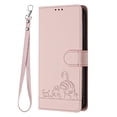 thumbnail image 1 of Flip case for GANGXUN Samsung Galaxy S24 Ultra Wallet Case with Kickstand, Card Slots, RFID Block, Cat Design, 1 of 5