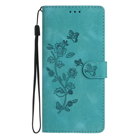 Flip cover suitable for Xiaomi 12 pro phone case wallet, flower PU leather shell protection bumper card clip magnetic phone case