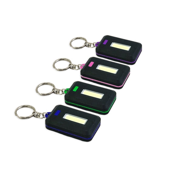 Flipo 9008924 120 Lumens Assorted LED Flashlight with Key Ring, AAA Battery