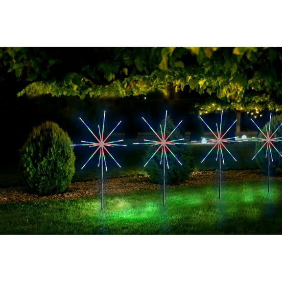 Flipo Pacific Accents Sparkler LED Garden Lights By Set of 2