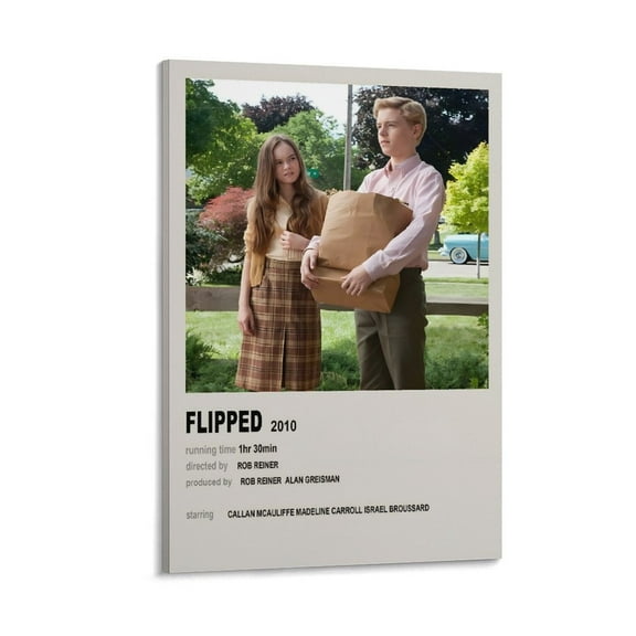 Flipped Movie Poster (1) Gifts Canvas Painting Poster Wall Art Decorative Picture Prints Modern Decor 24x36inch(60x90cm)