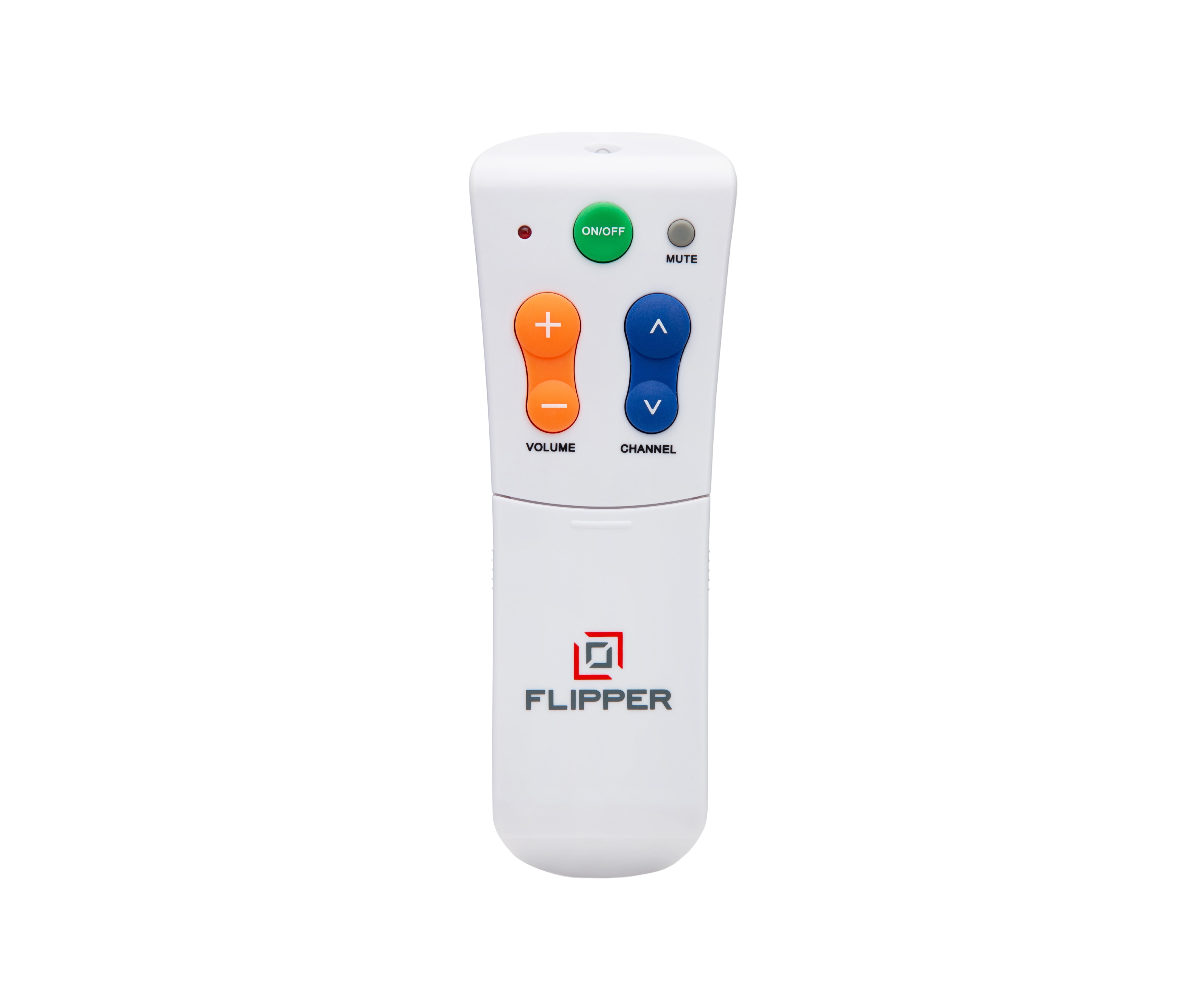 Flipper Universal TV Remote Control for Seniors Big Buttons Television and Cable Box Clicker