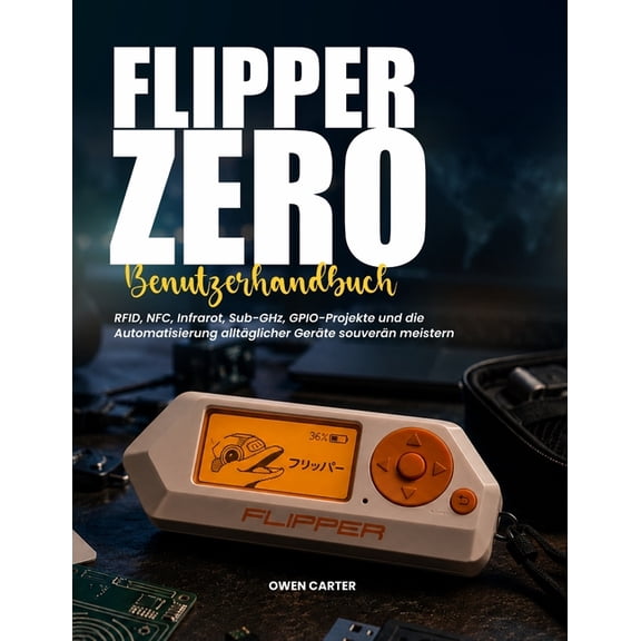 Flipper Zero Benutzerhandbuch: RFID, NFC, Infrarot, Sub-GHz, GPIO-Projekte und die Automatisierung alltglicher Gerte s, (Paperback)