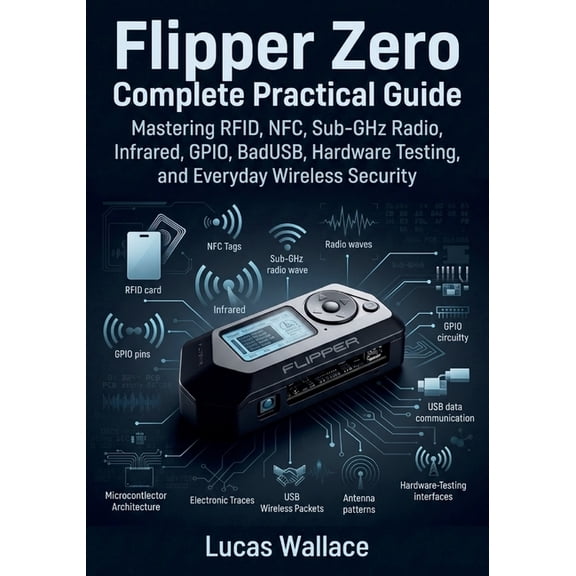 Flipper Zero Complete Practical Guide: Mastering RFID, NFC, Sub-GHz Radio, Infrared, GPIO, BadUSB, Hardware Testing, and, (Paperback)