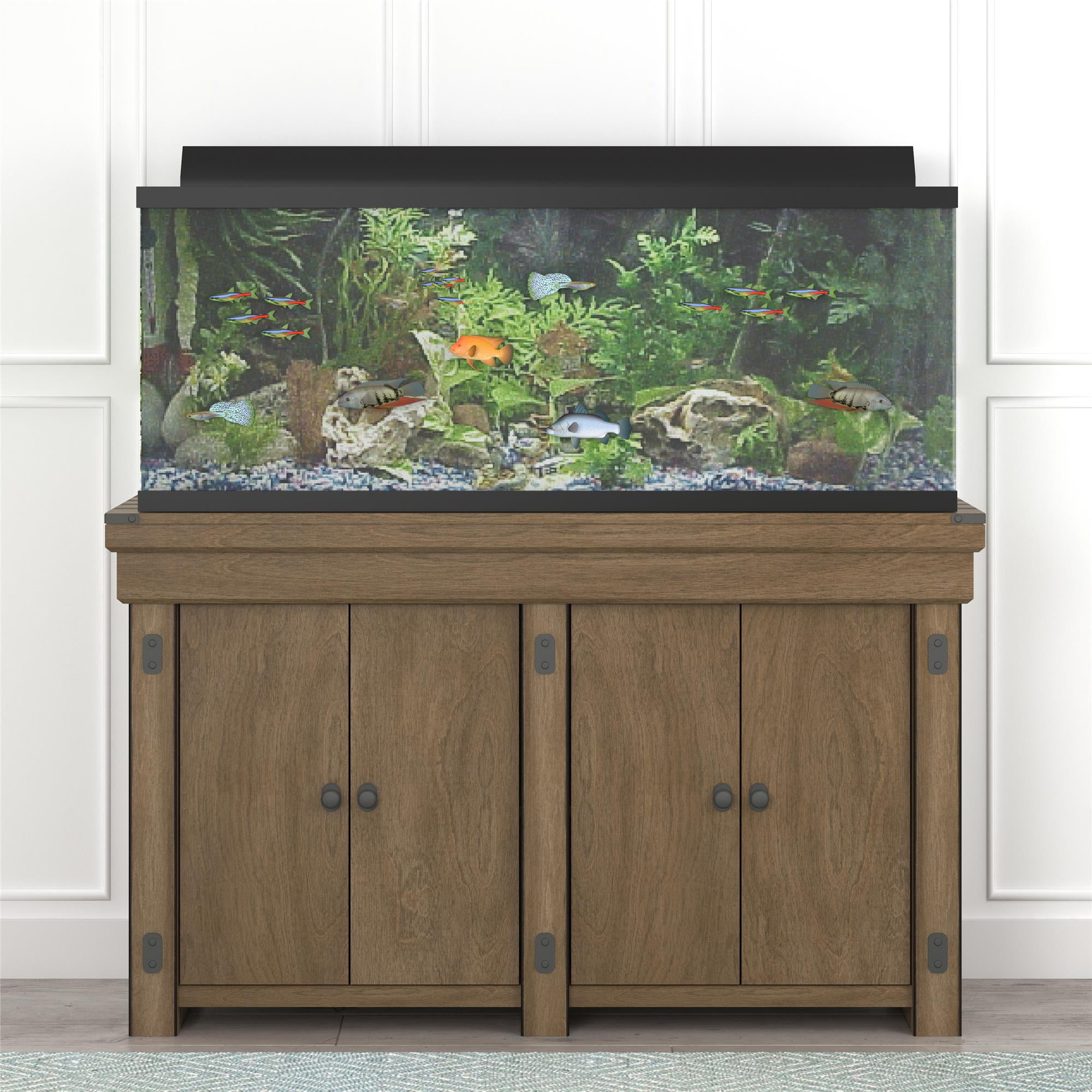 Ollie Hutch Wildwood Rustic Gray Aquarium Stand UK Ubuy