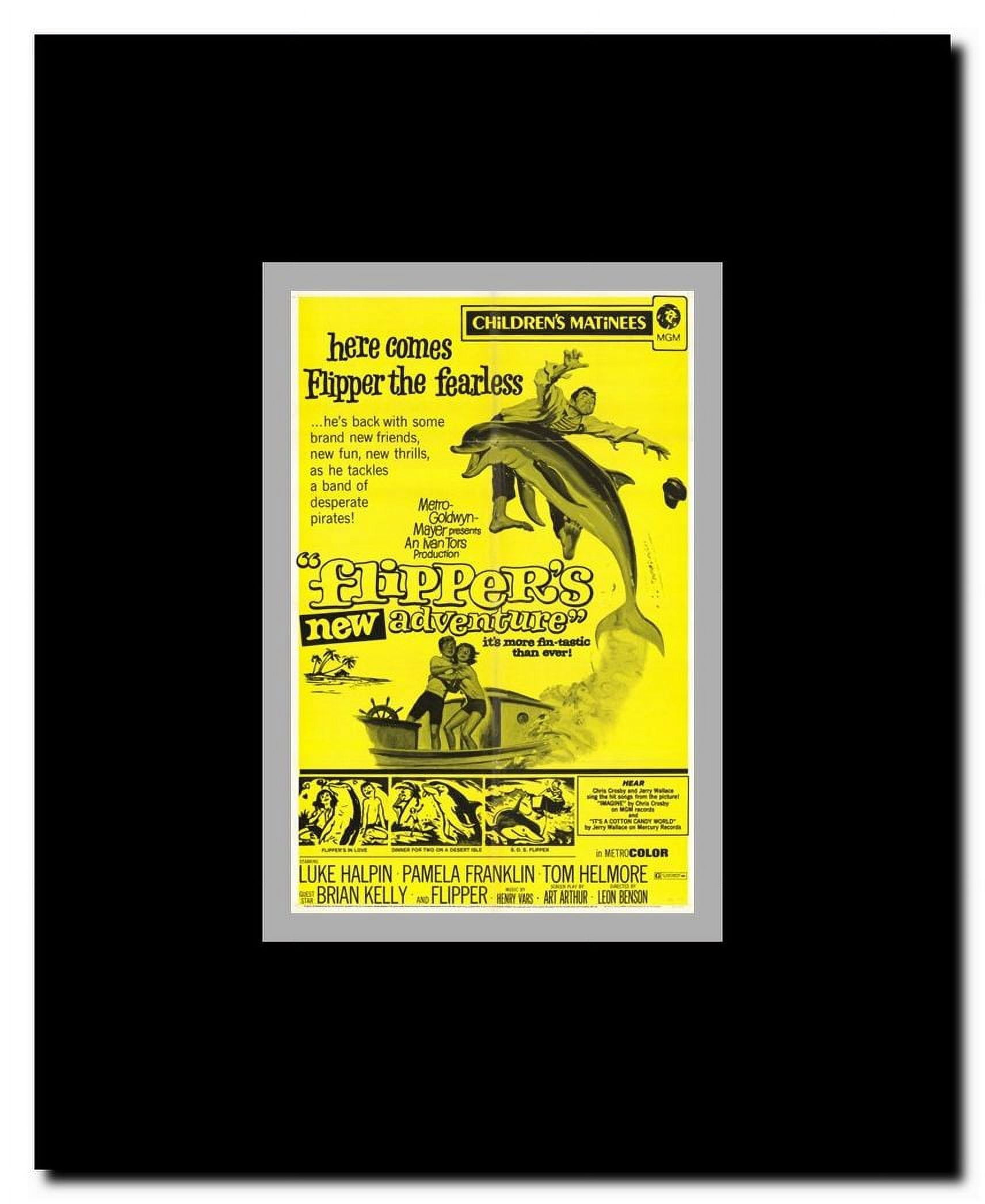 Flipper's New Adventure Framed Movie Poster